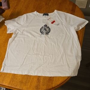 Ralph Lauren White Crest T-Shirt